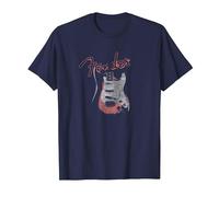 Fender Retro Glow T-Shirt, Homme, Bleu Marine, M