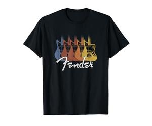 Fender Retro Rainbow Jazzmaster Lineup T-Shirt