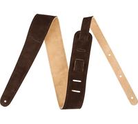 Fender©"Reversible Suede Sangle pour Guitare et Basse - 5cm de large - Brun/Beige