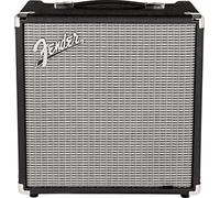 Fender Rumble 25 Ampli Basse 25 W, Pour Guitare Basse électrique, Noir/argenté, Comprend Haut-parleur Fender Special Design 8”, Circuit d'overdrive, une Voix Polyvalente à 3 Boutons, Idéal pour les Débutants et les Joueurs Intermédiaires