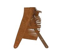Fender Sangle de guitare à franges en suède - Franges de style rétro - Naturel