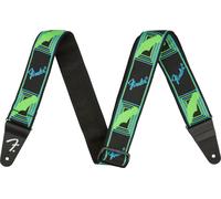 FENDER Sangle Monogrammée, Vert/Bleu