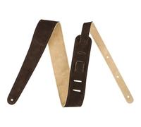 Fender Sangle Suède Réversible Guitare & Basse 5cm Brun/Beige | Sangle réversible suède & cuir, 5cm de large, confortable, guitare acoustique & basse, brun/beige, réglable