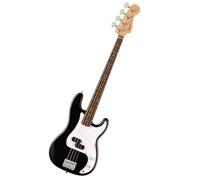 Fender Squier Debut Precision Bass Électrique Débutant Noire 4 Cordes | Basse électrique d'entrée de gamme, cours virtuels gratuits inclus, manche facile à jouer, idéale pour les débutants