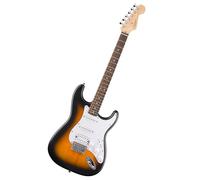 Fender Squier Debut Series HT HSS Stratocaster Guitare Electrique, Guitare pour Débutants, avec 2 ans de Garantie, Couleur 2-Tone Sunburst