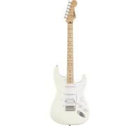 Fender Squier Sonic Stratocaster HSS Guitare Électrique Blanc Arctique | Guitare électrique d'entrée de gamme, manche facile à jouer, micros HSS, cours virtuels gratuits, idéale pour les débutants