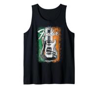 Fender St. Patrick's Day Electric Guitar Irish Flag Backdrop Débardeur