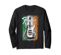 Fender St. Patrick's Day Electric Guitar Irish Flag Backdrop Manche Longue