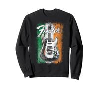 Fender St. Patrick's Day Electric Guitar Irish Flag Backdrop Sweatshirt