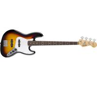 Standard Jazz Bass LRL White Pickguard 3-Color Sunburst