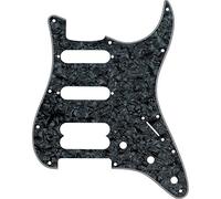 Fender Standard Stratocaster® (11 Hole) Pickguard H/S/S - 4-ply, black pearl