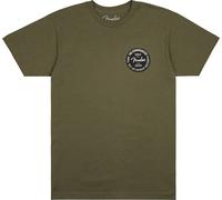 Fender Strat 70th Badge Tee, Olive, XXL