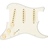 Fender Strat Pickguard Custom '69 S/S/S Blanc 0992345509 | Remplacement pickguard Strat, configuration S/S/S, style vintage '69, blanc, pièce upgrade guitare électrique Fender