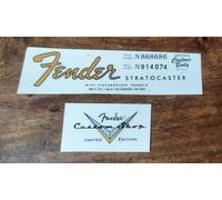 FENDER stratocaster 64 HEADSTOCK LOGO TETE DE GUITARE FENDER STRATOCASTER 64