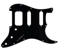Fender Stratocaster HSS 11-Hole Mount 3-Ply Black Pickguard