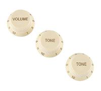 Fender Stratocaster Soft Touch, Aged White Electric Guitar Knob (0992008000)