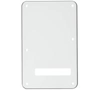 Fender® »Stratocaster® Vintage-Style Tremolo Backplate« Plaque Arrière Tremolo de Style Moderne - 3-Plis - Couleur: Blanc
