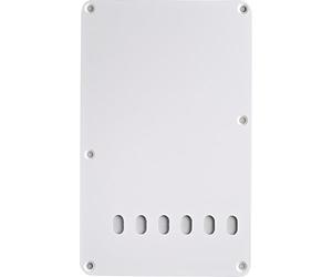 Fender® »Stratocaster® Vintage-Style Tremolo Backplate« Plaque Arrière Tremolo de Style Vintage - 1-Plis - Couleur: Blanc