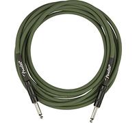 Fender® »STRUMMER PRO CABLE - GRAB GREEN« Joe Strummer Signature Câble pour instrument - Jack droit - 4 mètres