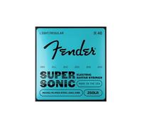 Fender Super 250 Electric Guitar Strings, Nickel Plated Steel, Ball End, 250LR Gauges .009-.046, (6)