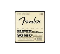 Fender Cordes pour guitare Super 250 (250XS) – acier plaqué nickel à embout boule .008-.038 (6)