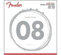 Fender Super 250 Guitar Strings, Nickel Plated Steel, Ball End, 250XS Gauges .008-.038, (6)