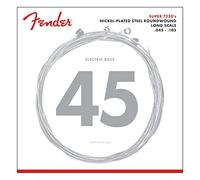 Fender Super 7250 String Set For Electric Bass, 045/105 Gauge, Long Scale, Nickel Plated
