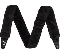 Fender Supersoft Strap Poodle Plush Black - Sangle pour Guitares