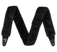 Fender Supersoft Strap Poodle Plush Black - Sangle pour Guitares