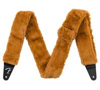 Fender Supersoft Strap Poodle Plush Rust - Sangle pour Guitares