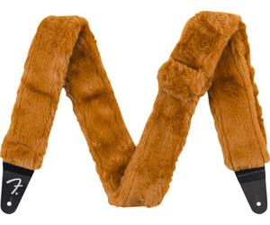 Fender Supersoft Strap Poodle Plush Rust - Sangle pour Guitares