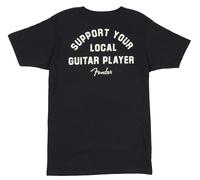 Fender Support Your Local Guitar Player Tee Black S