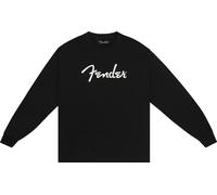 FENDER T-Shirt À Manches Longues Spaghetti Logo, Noir, L