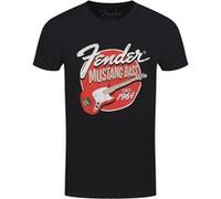 Fender T-Shirt Mustang Bass Homme NoirL Noir G