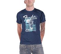 Fender T-Shirt Mustang Girl Homme Bleu