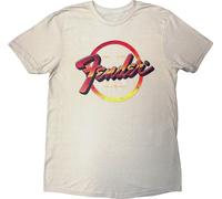 Fender - " The USA" T-shirt pour homme/femme unie RO14268 (S) (Naturel/Rouge/Jaune)