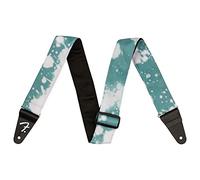 Fender Tie Dye Acid Wash Sangle Nylon Guitare Teal 5cm | Sangle nylon réglable 5cm, motif tie dye acid wash, compatible guitare électrique & acoustique, look coloré unique