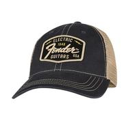 Fender Transition Logo Patch Chapeau, Noir/Pierre