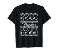 Fender Ugly Christmas Sweater Strat and Picks T-Shirt