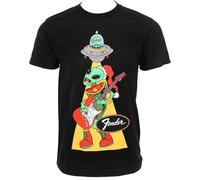 Fender Ugly Christmas Tee Alien, Noir, M