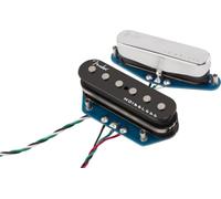 Fender Ultra Noiseless Vintage Micros Telecaster Sans Bruit, Set 2 | Micros de remplacement pour Telecaster, sans ronflement, son Tele vintage, amélioration silencieuse, lot de 2