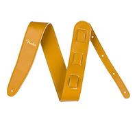 Fender® »VEGAN LEATHER STRAP« Sangles pour guitare en cuir - 6.3cm de large - Couleur: Butterscotch Blonde