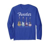 Fender Vintage Guitar Lineup Manche Longue, Unisexe pour Adultes, Bleu Royal, S