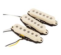 Fender Vintage Noiseless Set de 3 Micros pour Guitare Stratocaster, Blanc