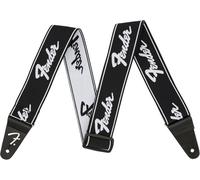 Fender WeighLess Strap Black/White
