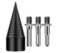 Fendeur à Bois,Mèche à Bois en Acier pour Fendre les Bûches - Accessoire Détachable Robust pour Activités Extérieur Camping et Ferme