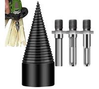 Fendeur à Bois,Mèche à Bois en Acier pour Fendre les Bûches - Accessoire Détachable Robust pour Activités Extérieur Camping et Ferme