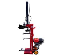 CROSSFER HSP13T-G6,5 Fendeur de bûches 13 tonnes / Longueur de fendage 104 cm / Moteur à essence 6,5 CV 4 temps OHV refroidi par air / 2 mains / Grandes roues de transport / Grande force de fendage