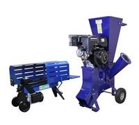 Fendeur de Bûches Électrique Lot Déchiqueteuse Rogneuse de Souche Coupe Bois G