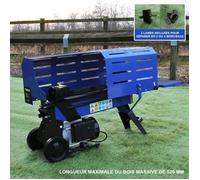 Fendeur de Bûches Électrique Lot Déchiqueteuse Rogneuse de Souche Coupe Bois